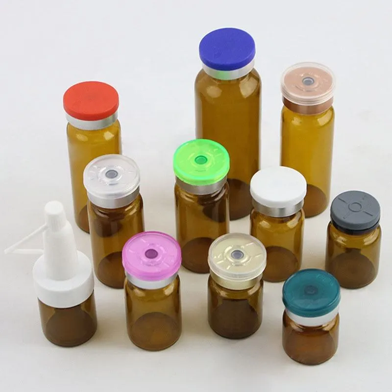 Dzintara stikla pudele